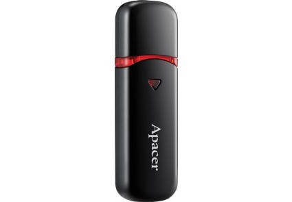 Флеш-накопичувач Apacer AH333 — 64 ГБ, USB 2.0 Type-A, чорний, фото 2