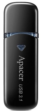 Накопичувач Apacer  64GB USB 3.1 Type-A AH355 Black
