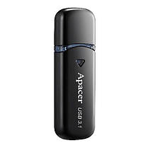 Накопичувач Apacer 64GB USB 3.1 Type-A AH355 Black, фото 2