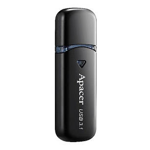 Накопичувач Apacer 32GB USB 3.1 Type-A AH355 Black, фото 3