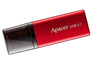 Накопичувач Apacer 32GB USB 3.1 Type-A AH25B Red, фото 2