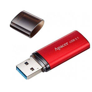 Накопичувач Apacer 32GB USB 3.1 Type-A AH25B Red, фото 3