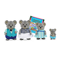 Набір фігурок Li'l Woodzeez Сім'я Коал 4од, книжка EN