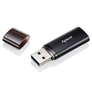 Накопичувач Apacer 64GB USB 3.1 Type-A AH25B Black, фото 2