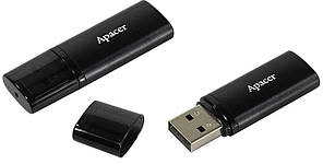 Накопичувач Apacer 32GB USB 3.1 Type-A AH25B Black, фото 3