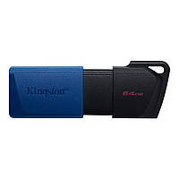 Накопичувач Kingston 64GB USB 3.2 Type-A Gen1 DT Exodia M Black Blue