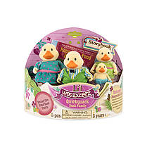 Набір фігурок Li’l Woodzeez — Сім’я Качок, 4 шт., з книжкою англійською мовою, фото 5