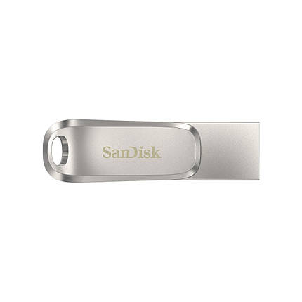 Накопичувач SanDisk 128GB USB 3.1 Type-A + Type-C Dual Drive Luxe, фото 1