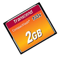 Карта пам'яті Transcend CF   2GB 133X, фото 4