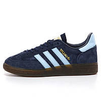 Мужские кроссовки Adidas Spezial Handball Blue White Brown Navy Gum BD7633 синие замшевые адидас спешл специал