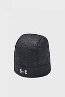 Шапка UA Storm Run Beanie Under Armour Черный Серебристый Жен UNI (1321355-001)