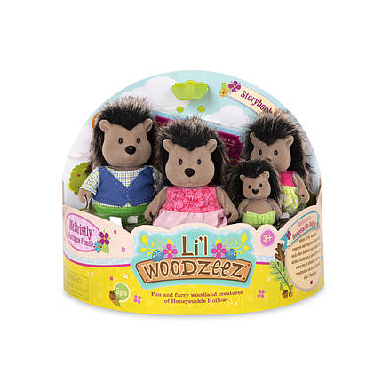Набір фігурок Li’l Woodzeez — Сім’я Дикобразів, 4 шт., фото 2