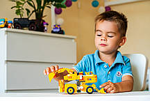 Конструктор-трансформер Super Wings — Small Blocks 2-in-1 Buildable Transforming Vehicle Donnie, Донні (EU385007), фото 4