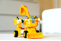Конструктор-трансформер Super Wings — Small Blocks 2-in-1 Buildable Transforming Vehicle Donnie, Донні (EU385007), фото 5
