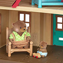 Ігровий набір Li’l Woodzeez WZ6624Z — заміський будинок, двоповерховий котедж із меблями, фото 4