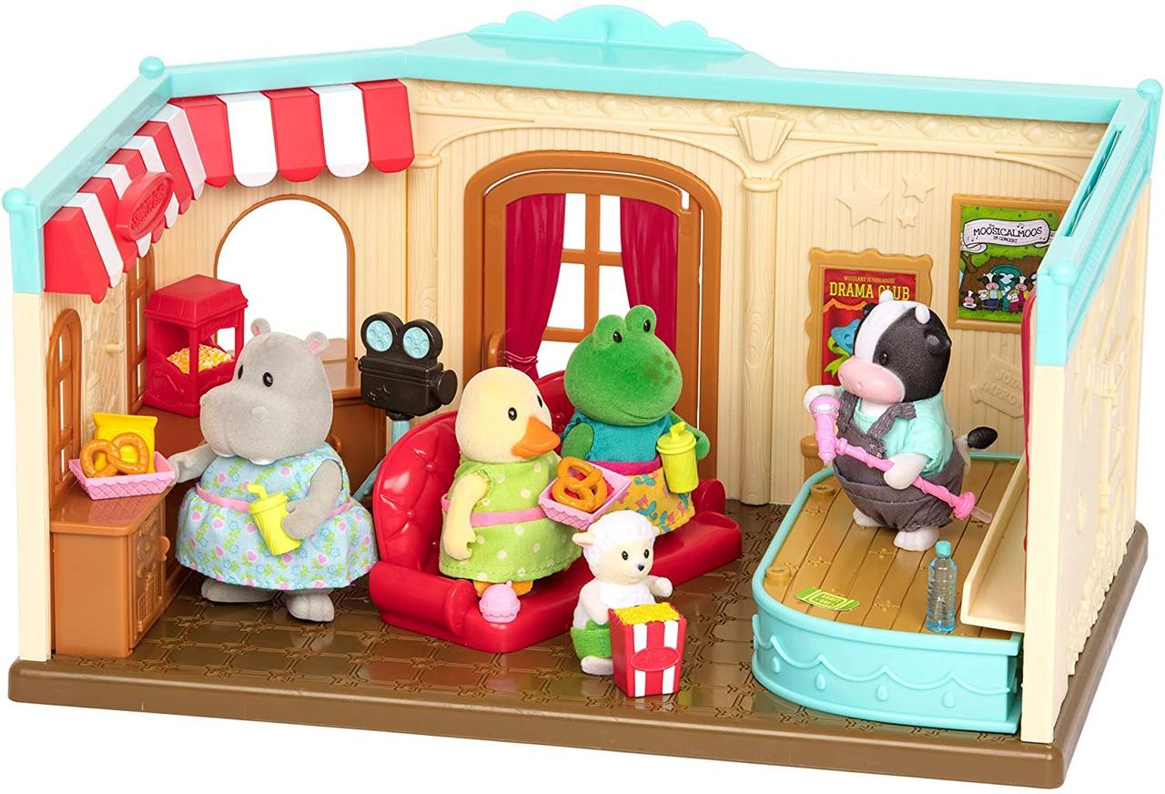 Ігровий набір Li’l Woodzeez WZ6608Z — театр, дерев’яна сцена з аксесуарами та фігурками