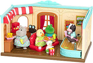 Ігровий набір Li’l Woodzeez WZ6608Z — театр, дерев’яна сцена з аксесуарами та фігурками, фото 1