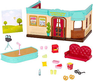 Ігровий набір Li’l Woodzeez WZ6608Z — театр, дерев’яна сцена з аксесуарами та фігурками, фото 2