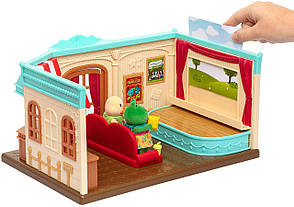 Ігровий набір Li’l Woodzeez WZ6608Z — театр, дерев’яна сцена з аксесуарами та фігурками, фото 4