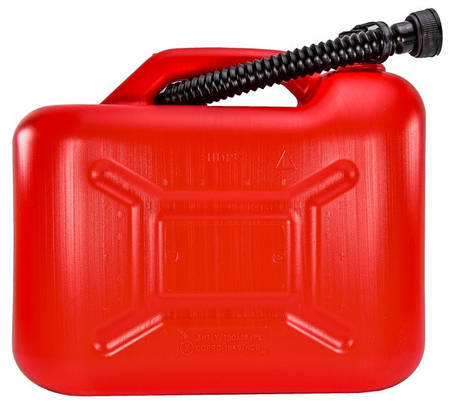Каністра HICO KAN003 паливна 20л пластик HDPE, гнучкий злив, 0.9кг, червоний, фото 3
