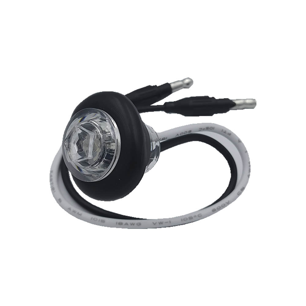 Ліхтар габаритний LED червоний FG-003 круглий 0,22W; 12V; 1 діод; D-27 mm; L-32 mm (BD-001R03SNB-Z) (уп. 1 шт)