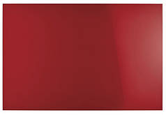 Дошка скляна магнітно-маркерна 1500x1000 червона Magnetoplan Glassboard-Red