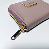 Гаманець маленький на блискавці з декором кот 09, фото 4