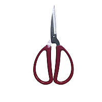 Ножницы бытовые универсальные для шитья и рукоделия с пластиковыми ручками DE XIAN 195 мм (7.7") К14 (6675)
