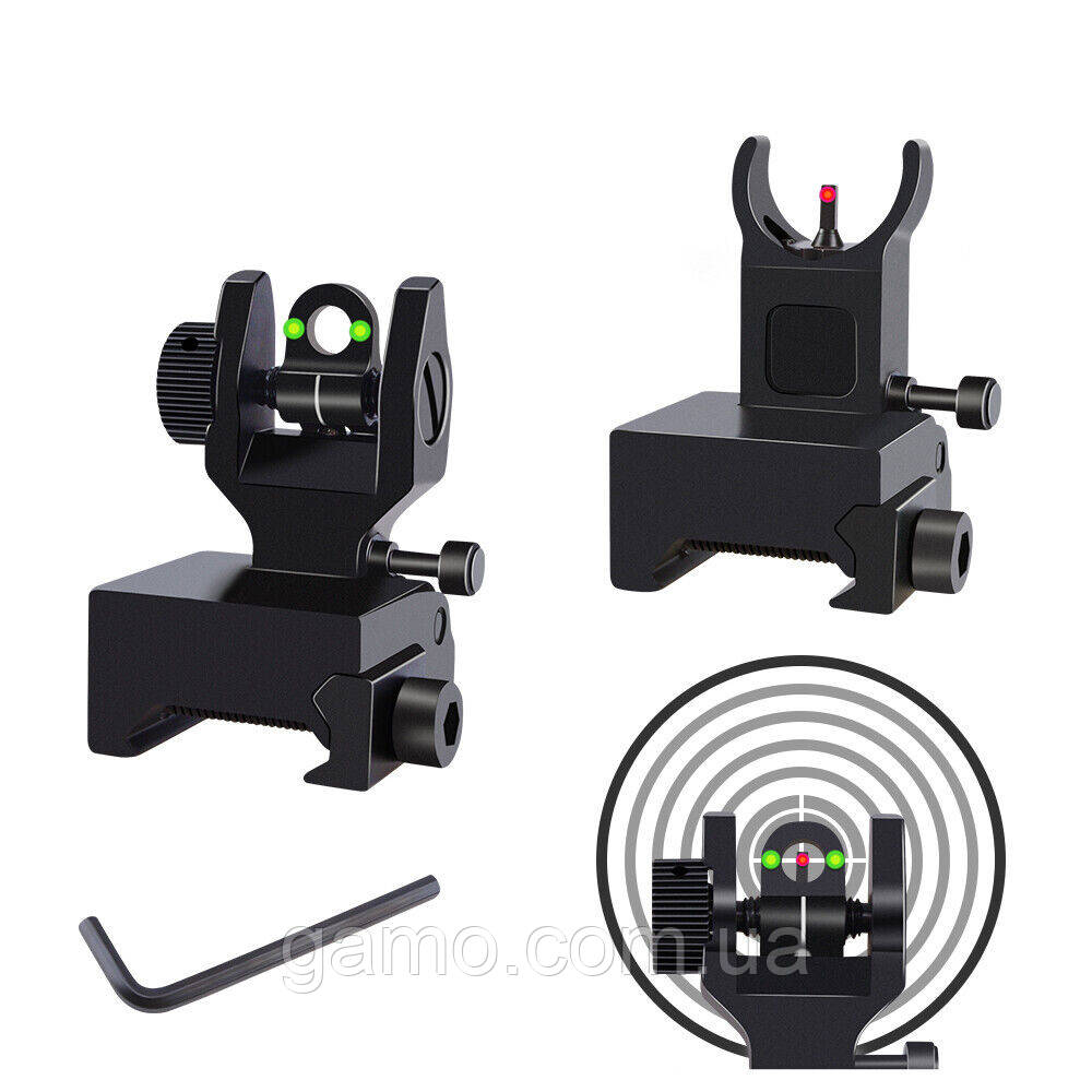 Мушка та Цілик Westlake Tactical R121 Fiber Optics