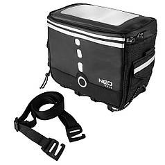 Сумка велосипедна Neo Tools, 23х12х17см, поліестер 600D, водонепроникна, чорний