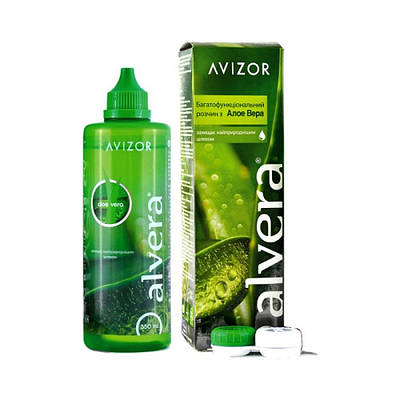 Розчин для лінз AVIZOR ALVERA, 350 мл.