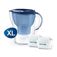 Фільтр для води BRITA Marella XL 1040565 Blue + 2 картриджі