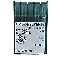 UY128GAS/TVx3/1280 65SES Groz-Beckert Иглы для промышленных швейных машин