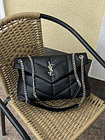 Женская сумка Yves Saint Laurent, черная женская сумка через плечо, женская кожаная сумка через плечо YSL
