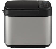 Хлібопічка Panasonic, 550Вт, програм-1.25,  макс.ваг -1.25кг, форма-прямокутник, нерж.сталь, чорний