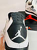 Жіночі чоловічі кросівки Nike Air Jordan 4 Retro Military black Premium Найк Джордан Ретро IV Мілітарі підліткові, фото 10