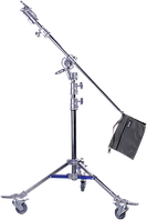 Студійна стійка-журавль 2 в 1 Phottix W400 на рухомій платформі