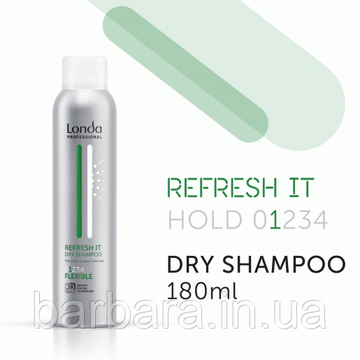 Сухий шампунь Refresh It Dry Shampoo, 180 ml Londa Professional