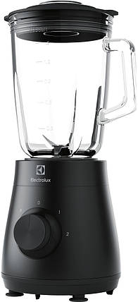 Блендер Electrolux стаціонарний, 500Вт, чаша-1500мл, скло, імпульсний режим, чорний, фото 1
