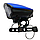 Фара + сигнал Speaker Bicycle Light HJ-7588 GA-79 Синий, фото 2