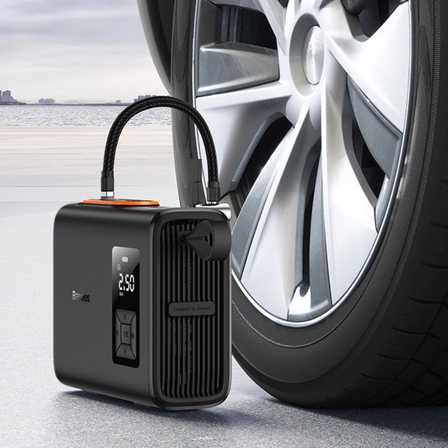 Автомобильный насос Baseus Mega EnergyPump Series Dual Cylinder Wireless Inflator