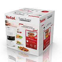 Мультиварка-скороварка Tefal Turbo Cuisine , 1000Вт, чаша-4,8л, механічне керування, пластик, білий, фото 5