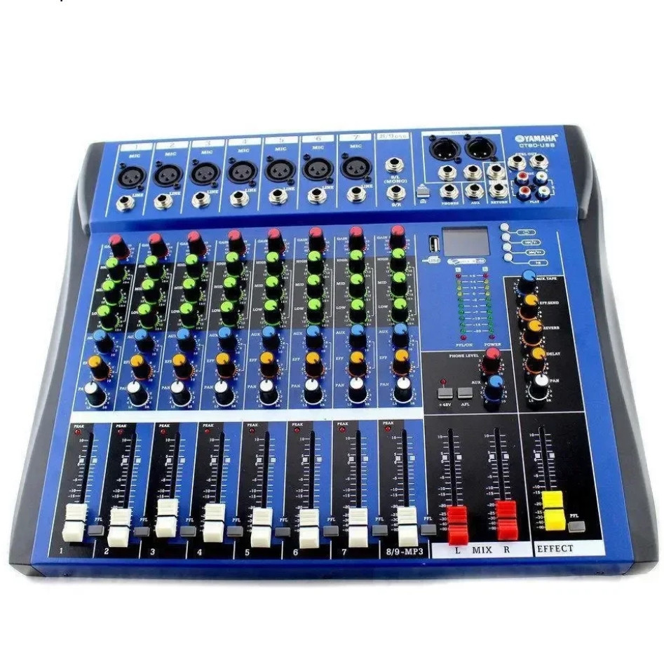 Аудиомикшер Mixer MX 606U Ямаха 6-канальный | Микшерный пульт bs - фото 1 - id-p1888601579