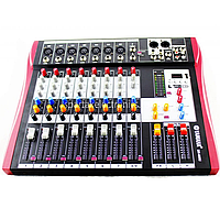 Аудио микшер Mixer 8USB MX 808U Ямаха 8 канальный | Пассивный микшерный пульт bs