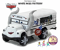 Машинка Тачки 3 Deluxe: Мисс Мясорубка (Cars 3 Deluxe Miss Fritter White). Автобус Мисс Крошка (без коробки)