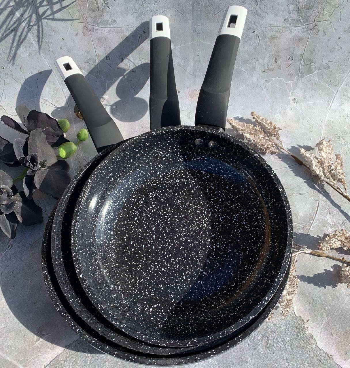 Сковорода з гранітним антипригарним покриттям 20см Edenberg EB-4122 Індукційна сковорода м товстим дном ts
