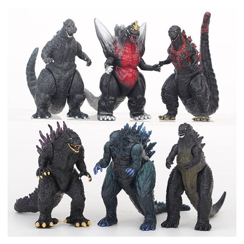 Набір іграшки фігурки Годзілла, Космодзила Godzilla 6 шт.