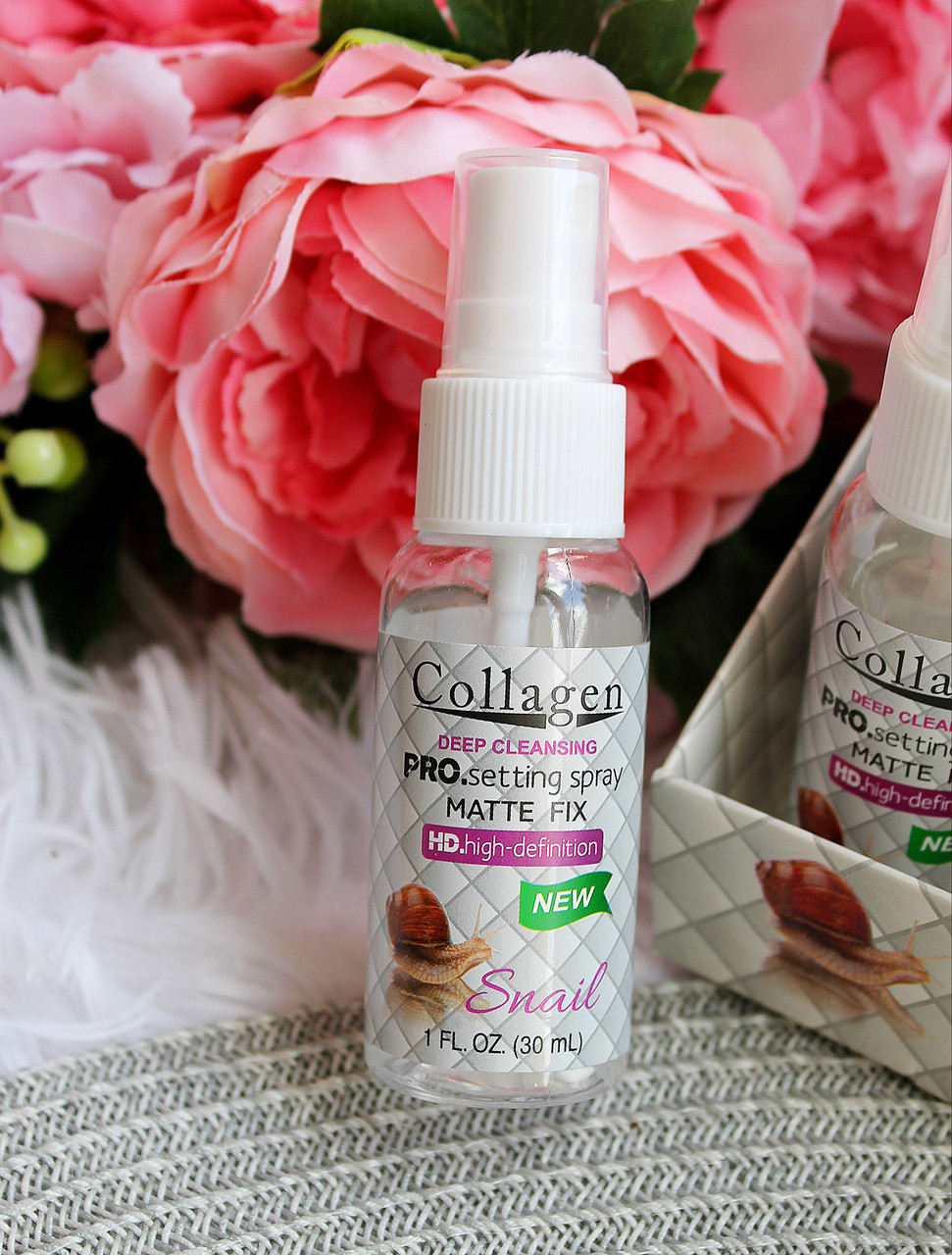 Фіксатор макіяжу з муцином равлика Make Up Fix Snail Collagen
