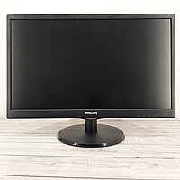 Монитор 22" FullHD 1920*1080 TN Philips 223V5LHSB2 LED VGA HDMI чёрный бу с кабелями