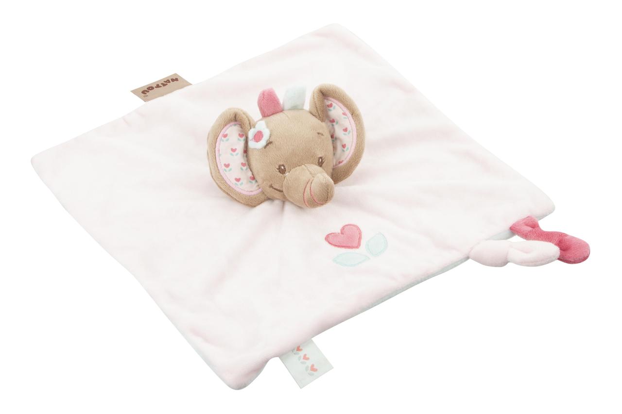 Комфортер слоник Nattou — Розі